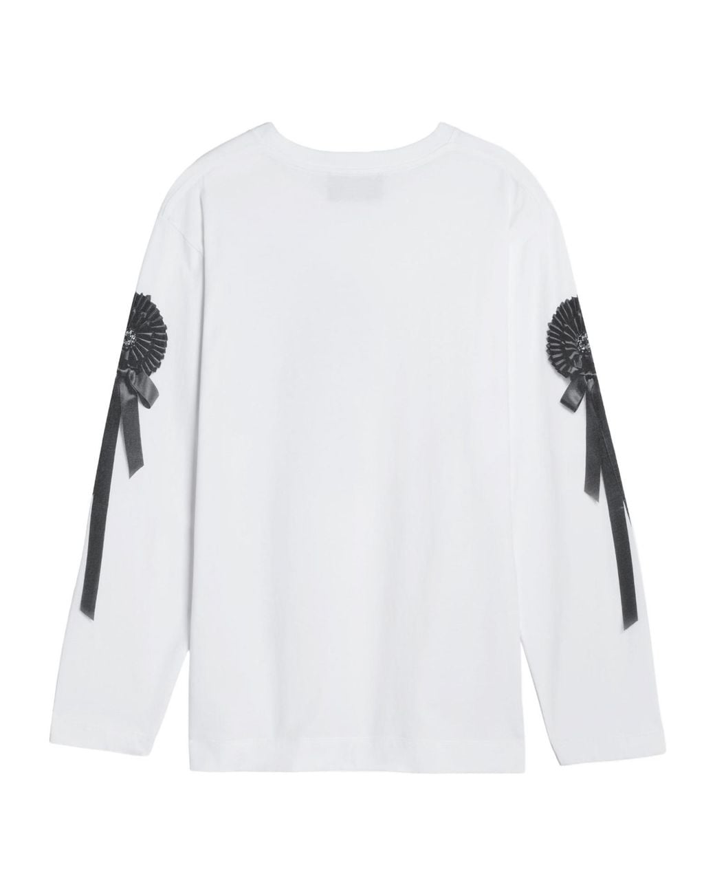 Simone Rocha White Printed Long Sleeved T-Shirt