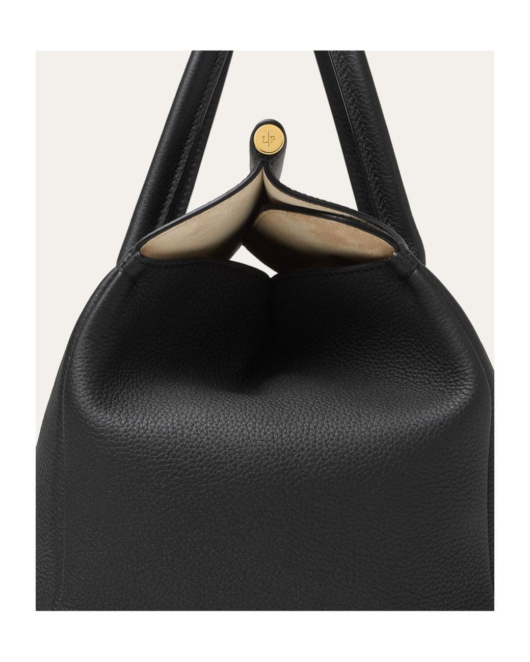 Loro Piana Black Loom Bag L32