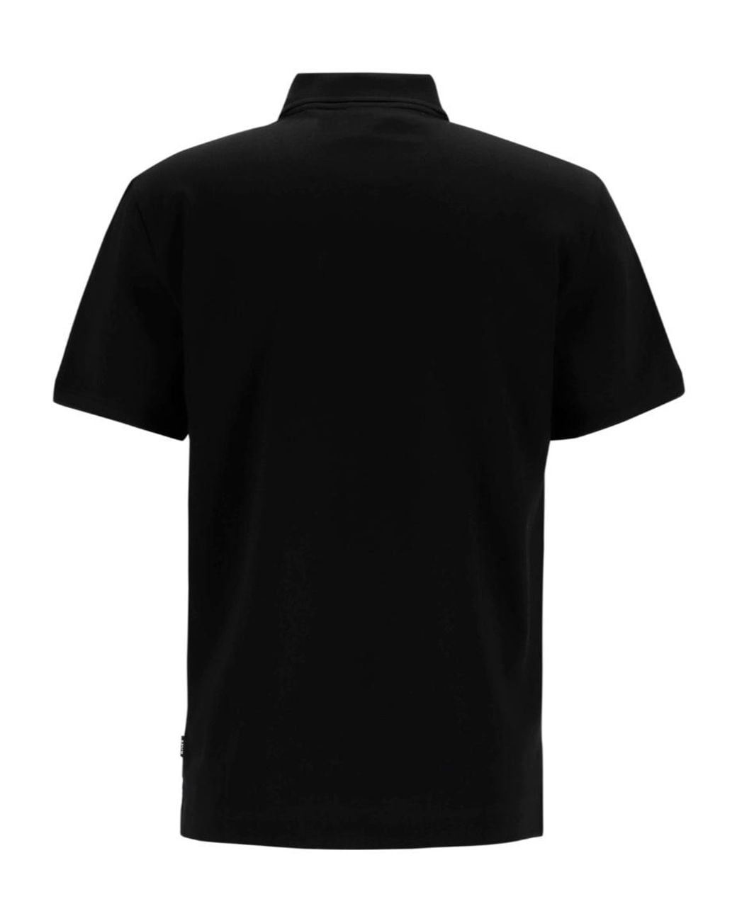 Boss Black Logo-Detail Cotton Polo Shirt for men