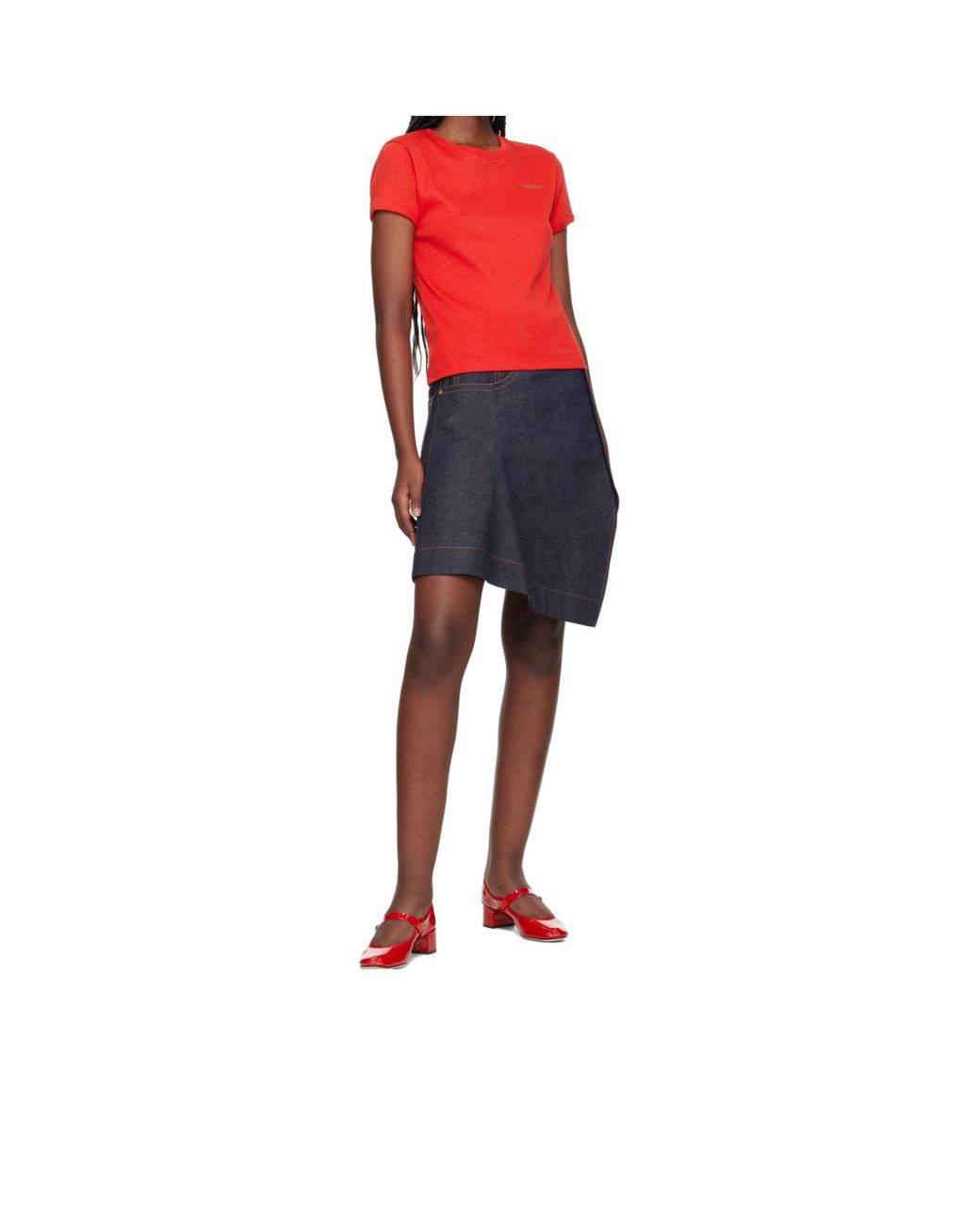 Repetto Red Fabienne Mary Jane High Heels