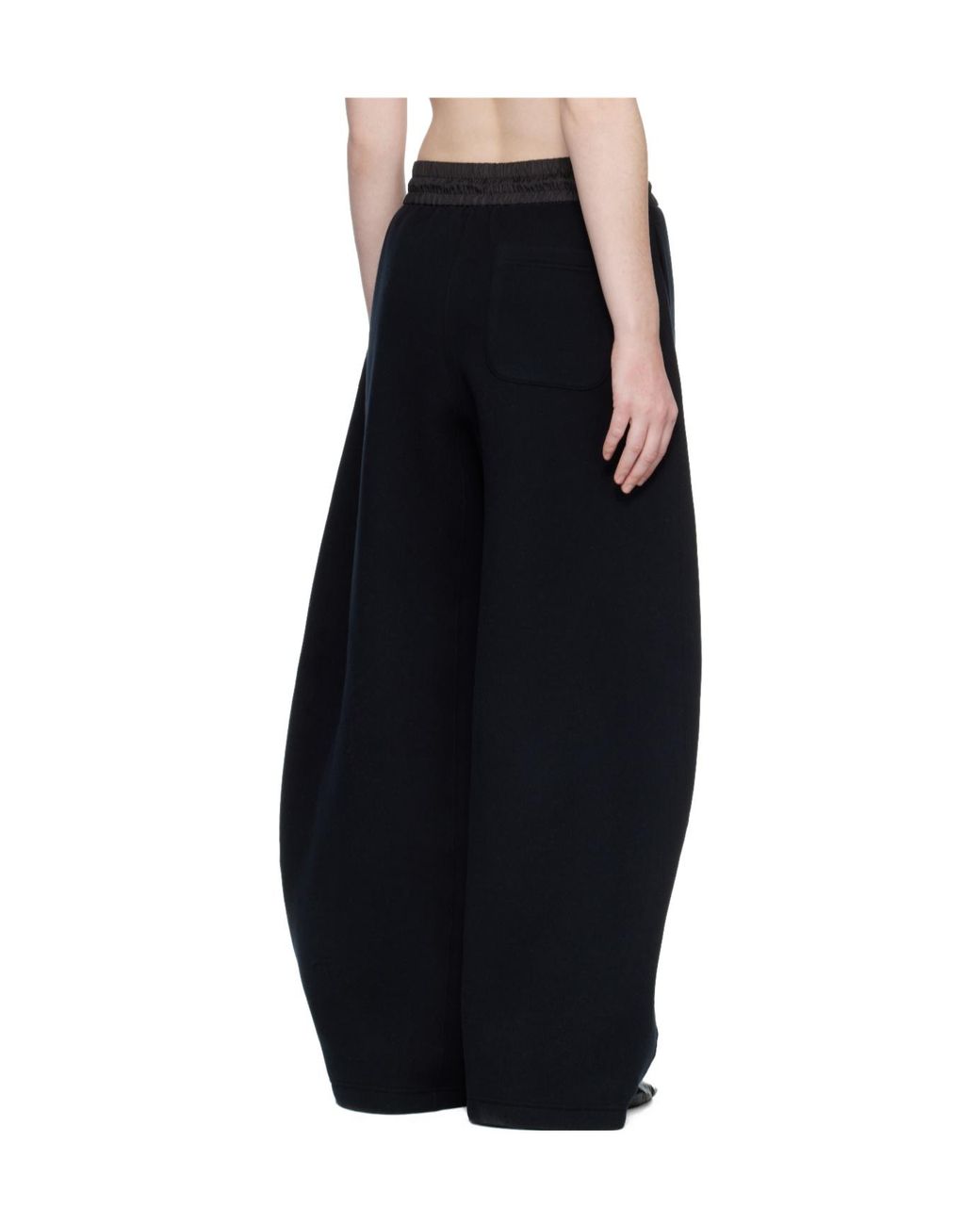 Sacai Blue Drawstring Sponge Track Pants