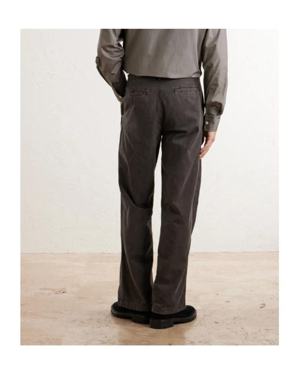 The Row Gray Casual Pants With Side Pockets for men