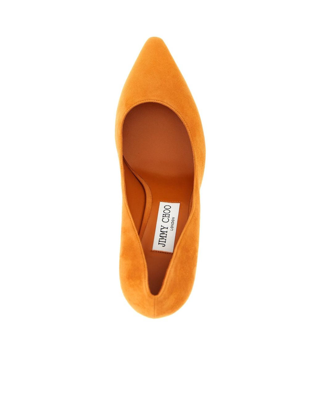 Jimmy Choo Orange Romy Suede Pumps
