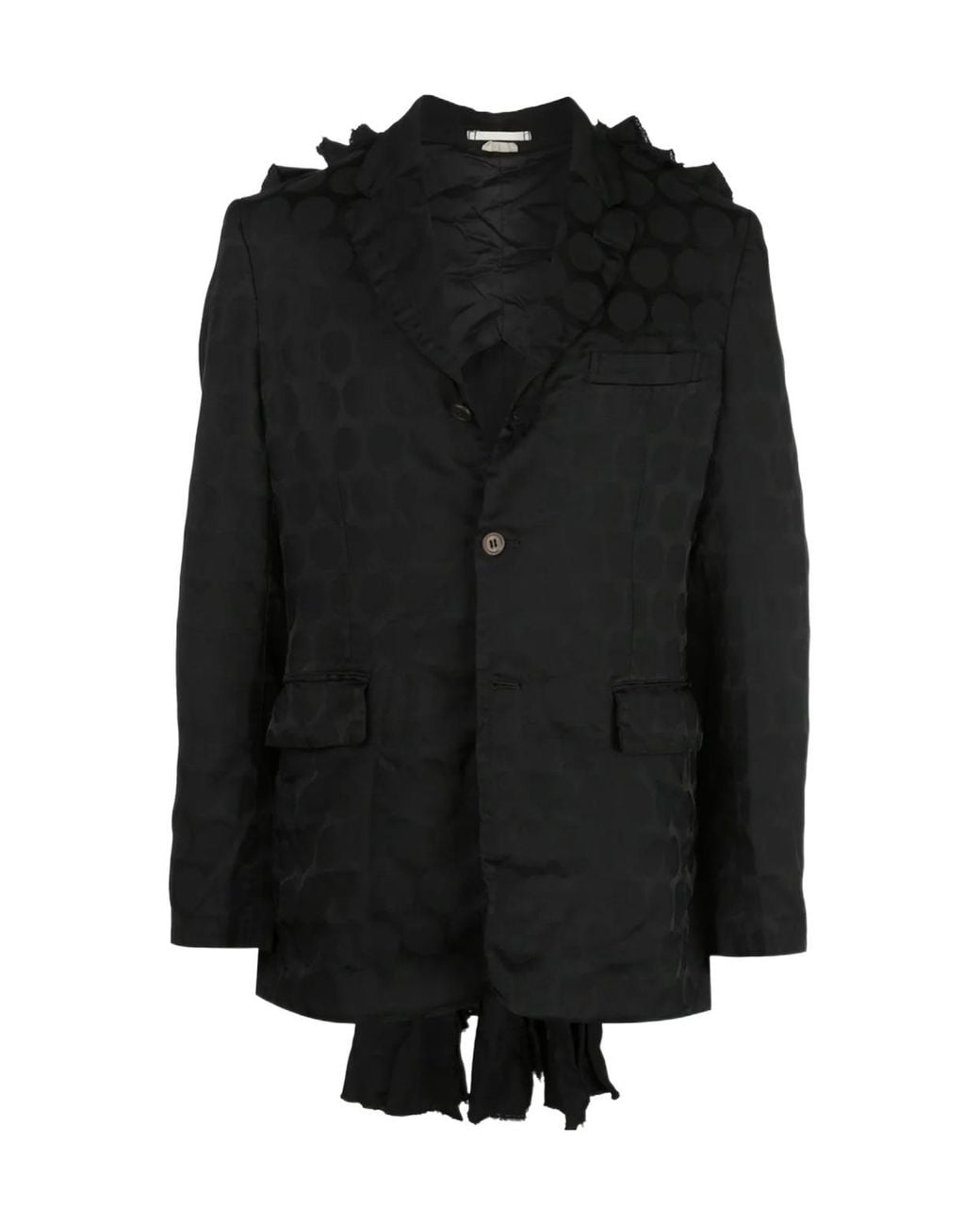 Comme des Garçons Black Long Sleeve Blazer for men