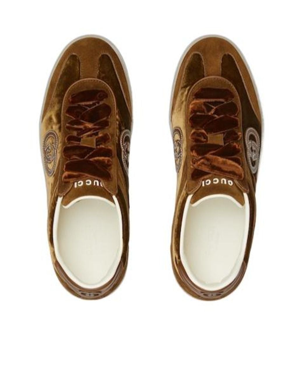 Gucci Brown G75 Sneaker, Size 34 It