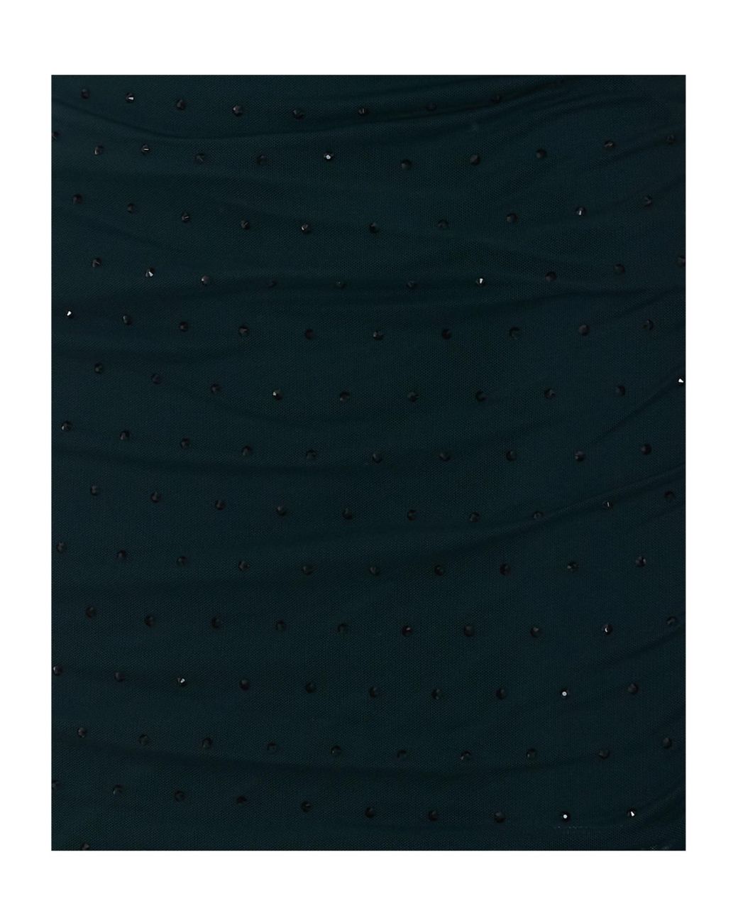 Liu Jo Blue Sheer Embellished Mini Dress