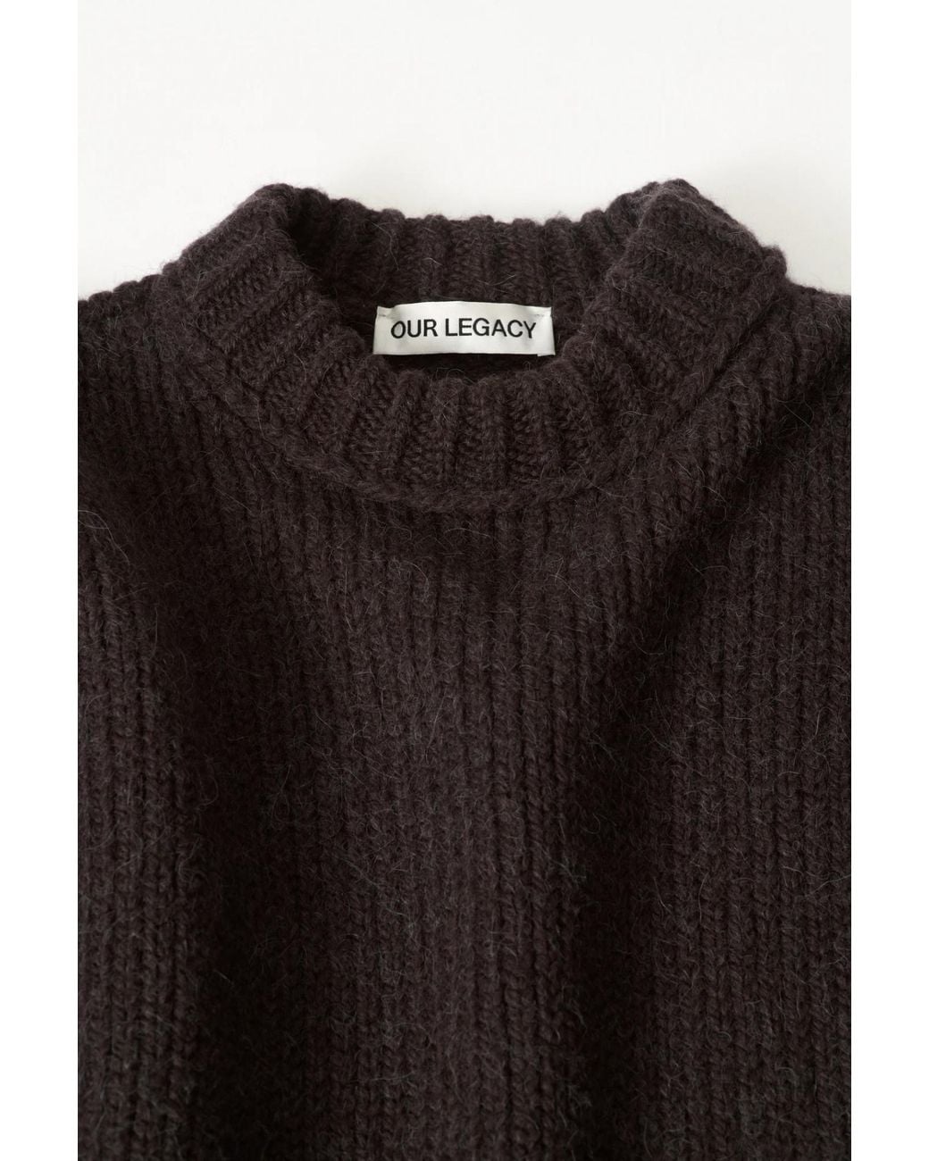 Our Legacy Black Long-Sleeved Sweater for men