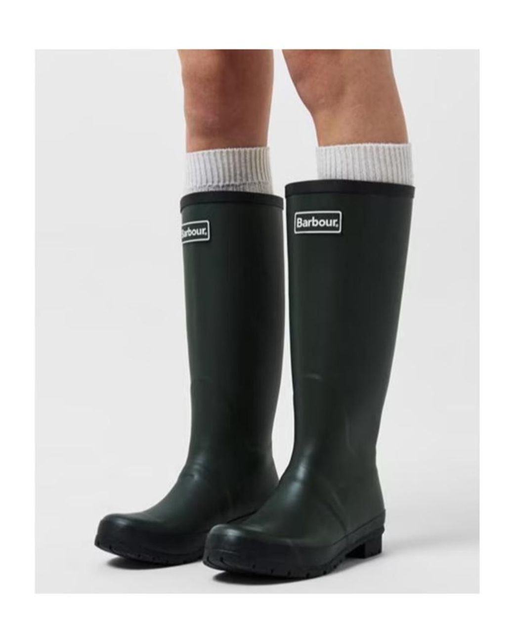 Barbour Black Abbey Wellington Boots