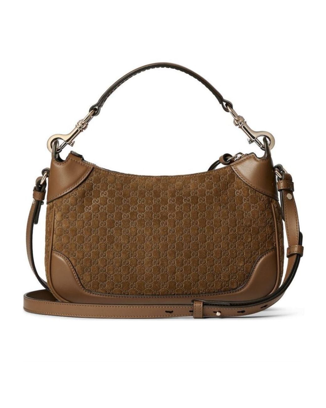 Gucci Brown Gg Monogram Handbag