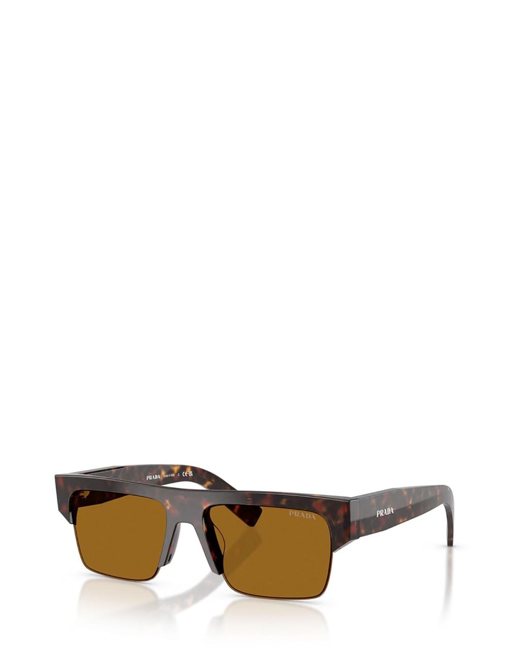 Prada Multicolor Eyewear Semi-Rimless Frame Sunglasses for men