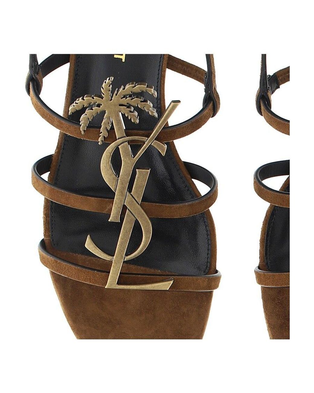 Saint Laurent Multicolor Cassandra Sandals