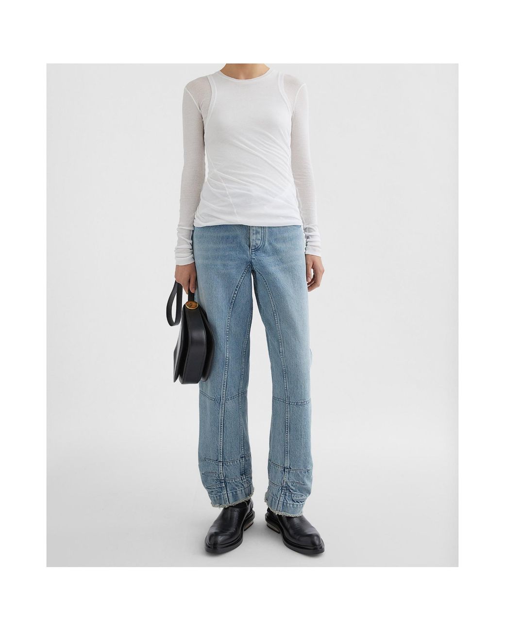 Jil Sander White Layered Crewneck T-Shirt
