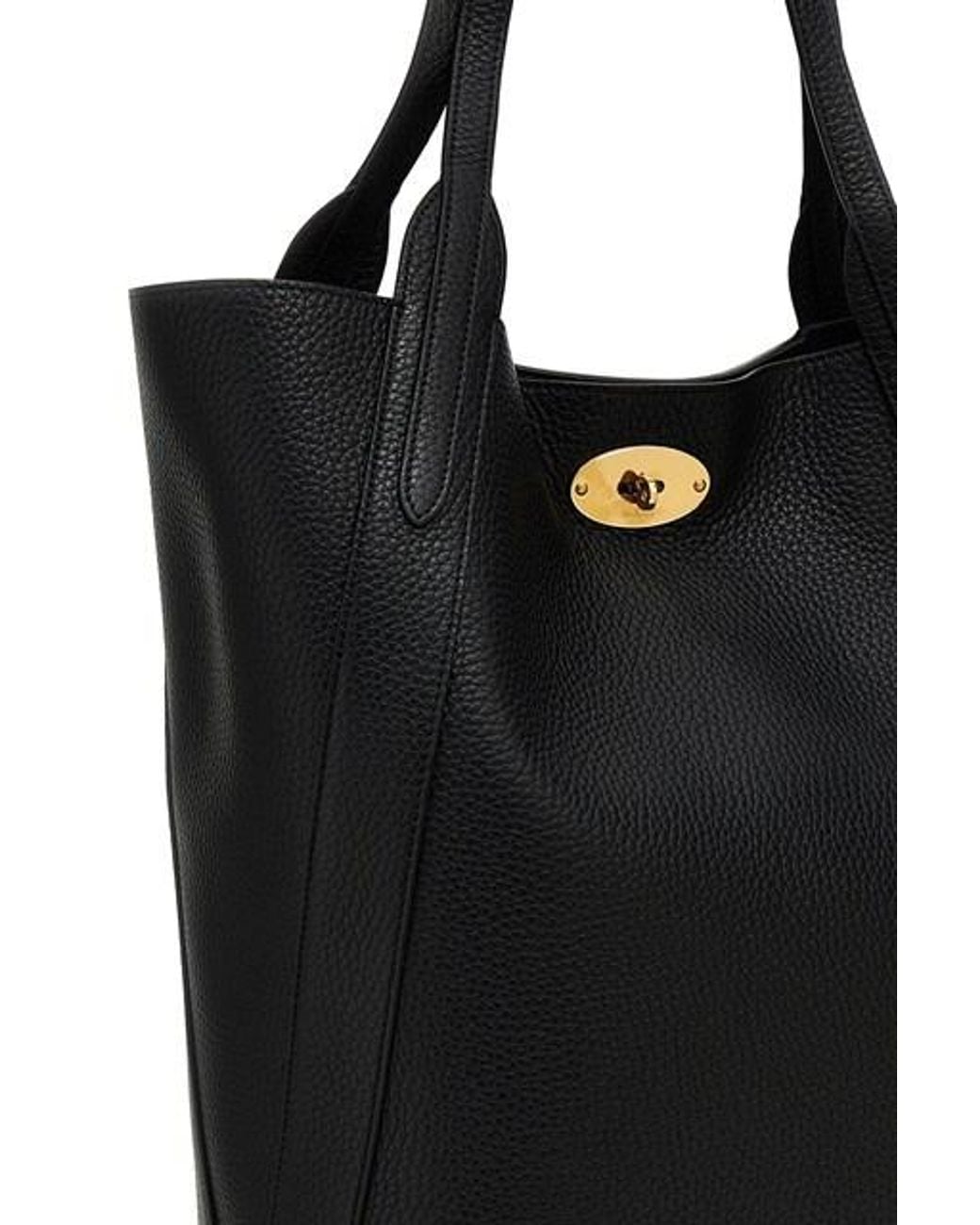 Mulberry Black Bayswater Twist-Lock Tote Bag
