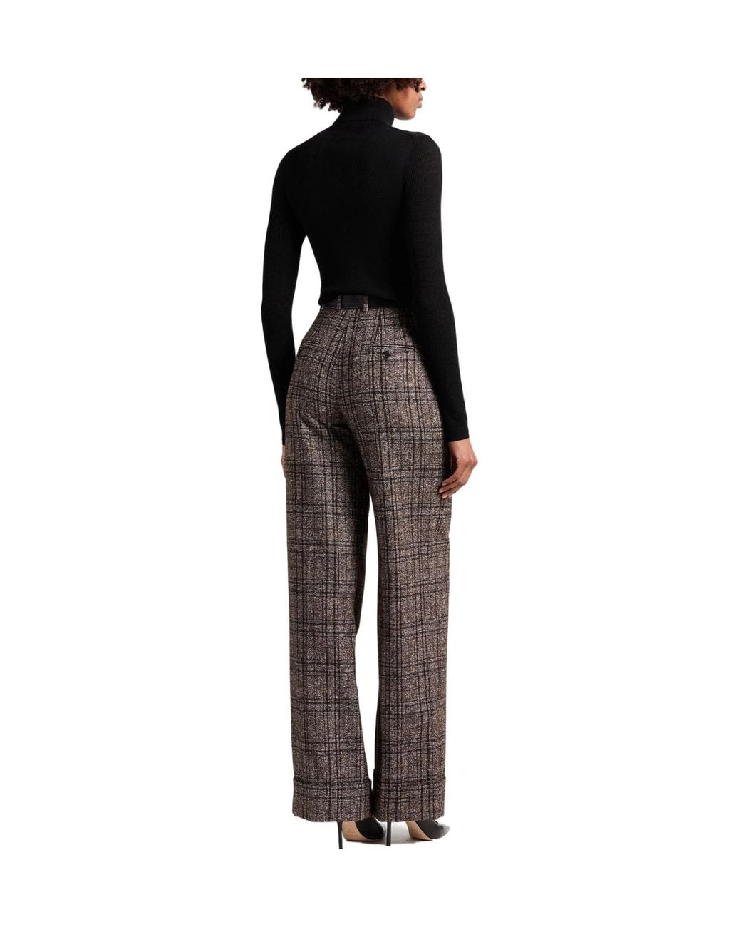 Burberry Black Solid-Colored Knit Turtleneck