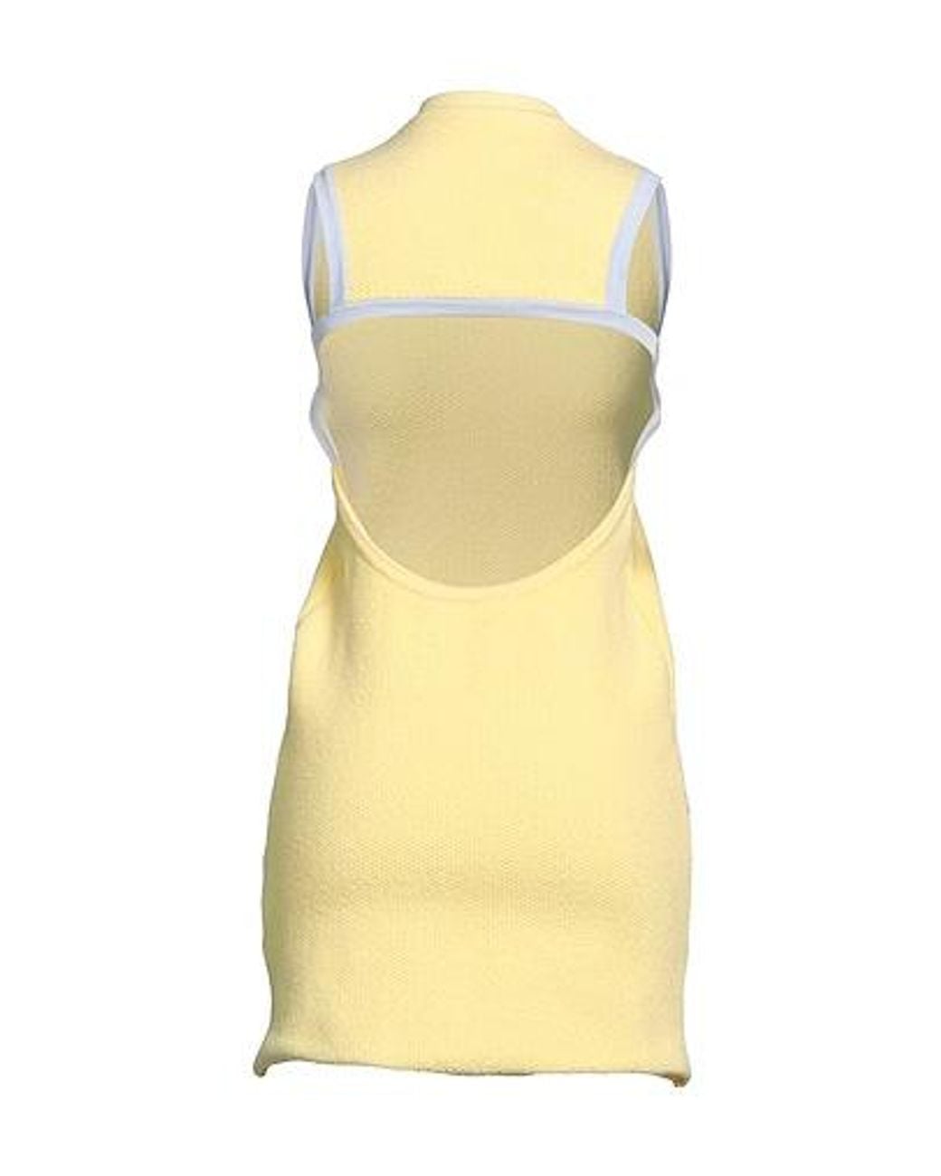 Jacquemus Yellow Two-Tone Bodycon Dress