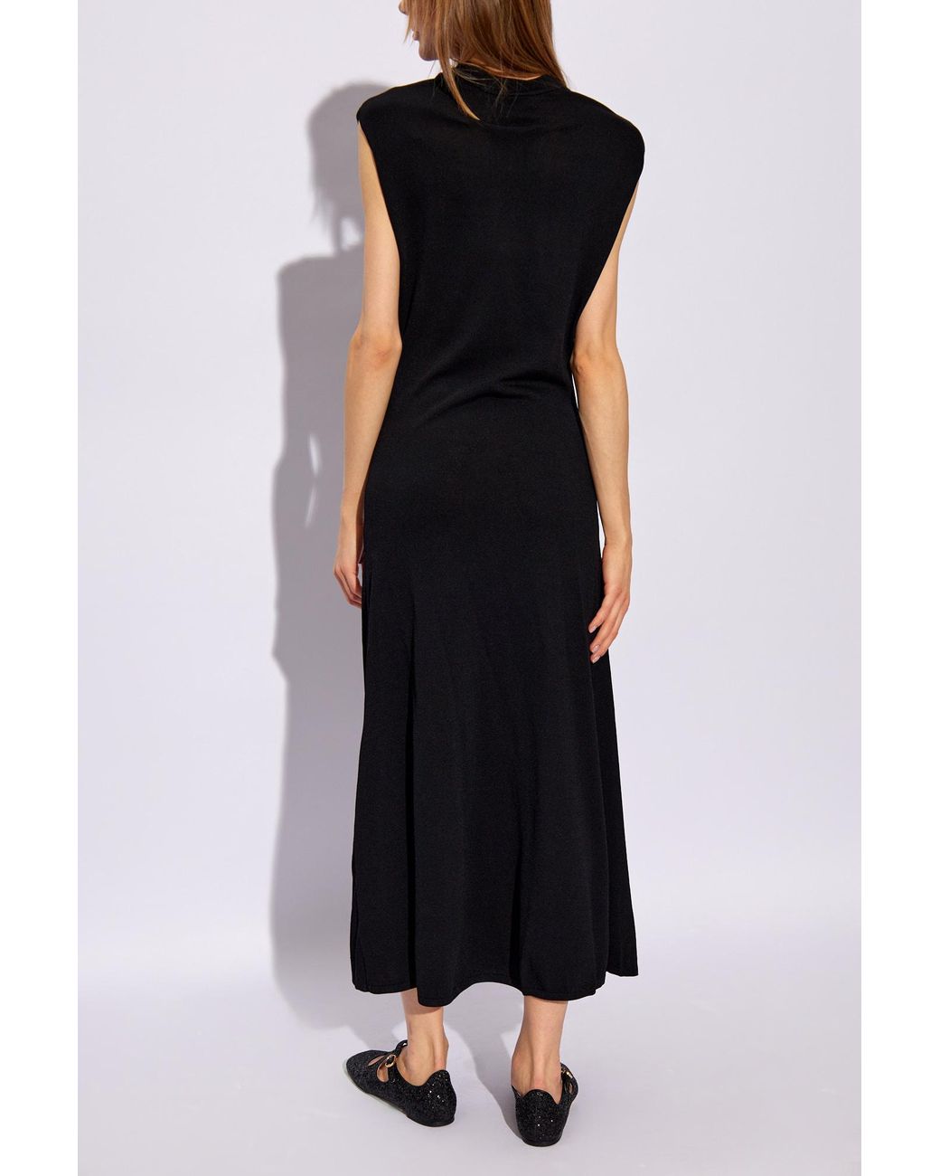 Aeron Black Gulf Ribbed Maxi Dress