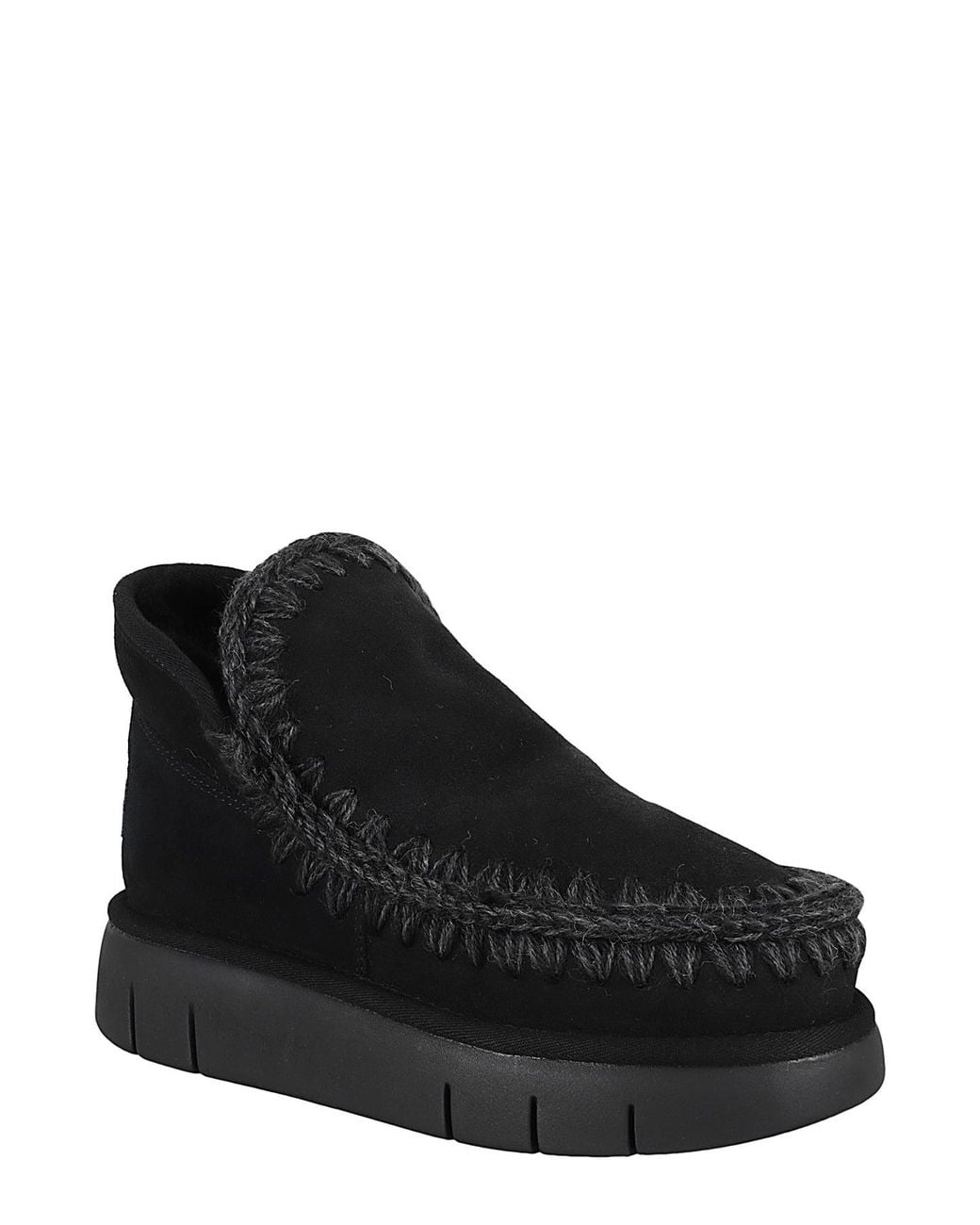 Mou Black Eskimo Bounce Ankle Boots