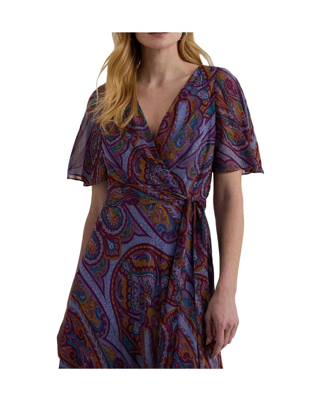 Ralph Lauren Purple Filsee Dress