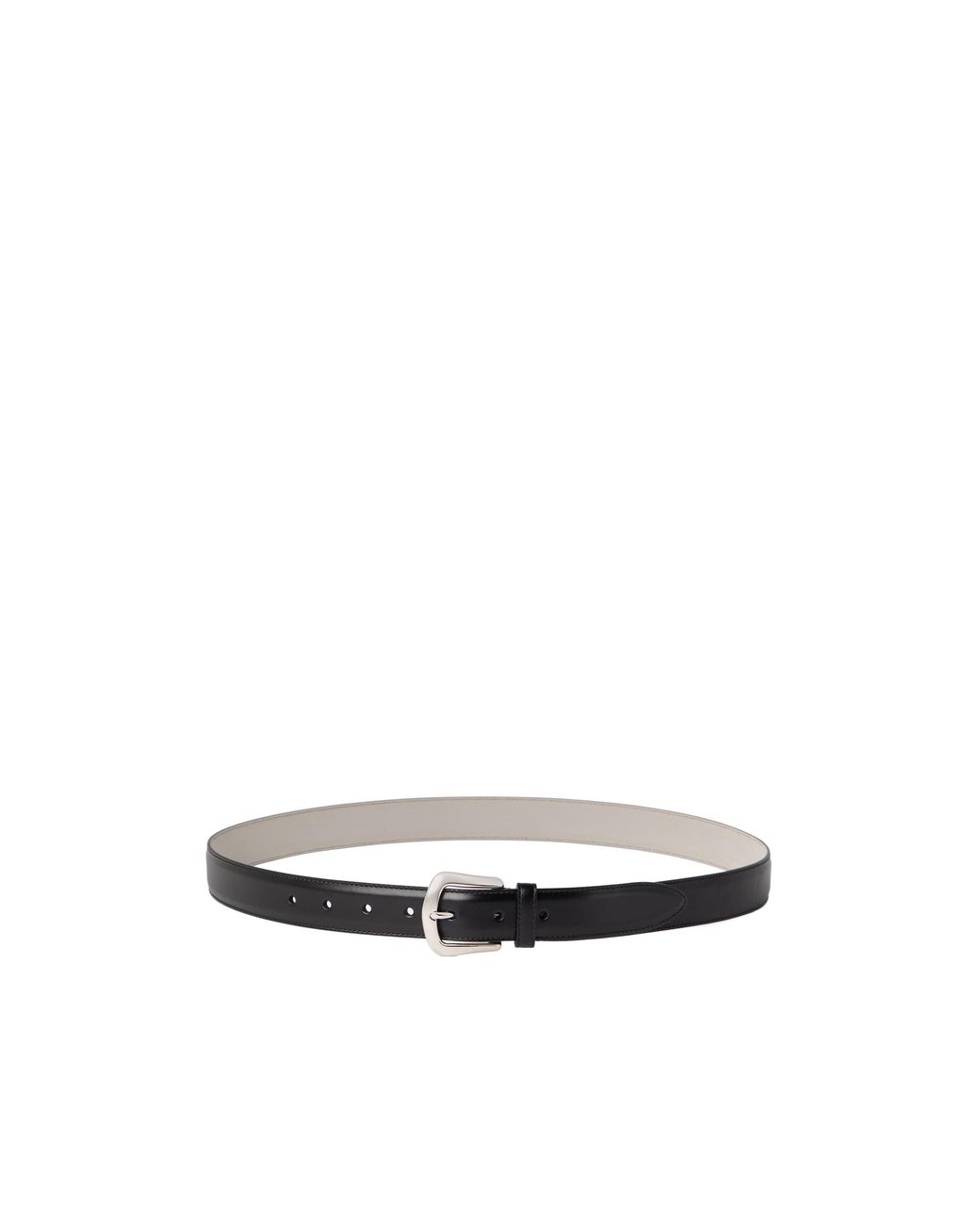 Brunello Cucinelli White Calfskin Belt for men