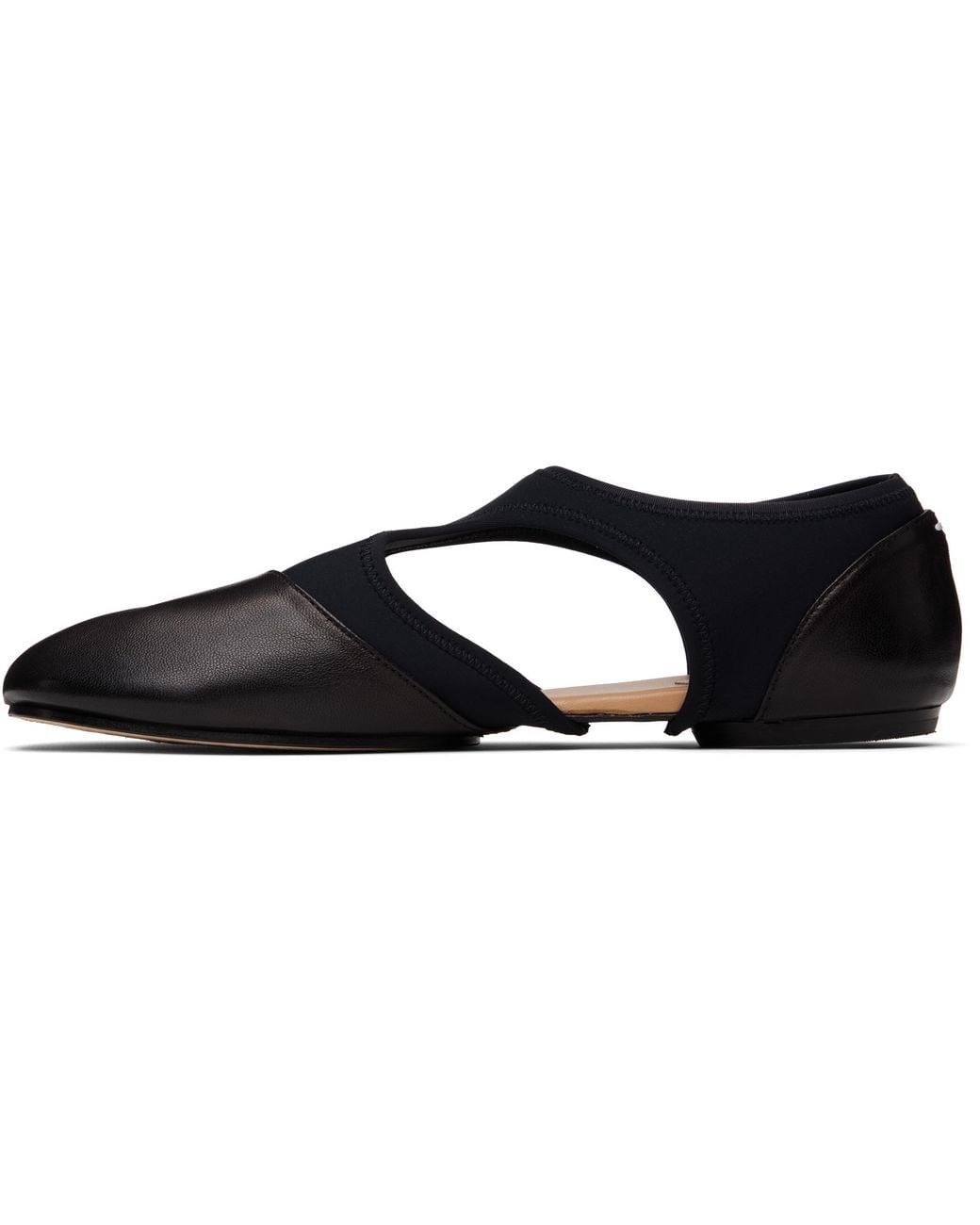 Maison Margiela Black Tabi Jazz Slippers