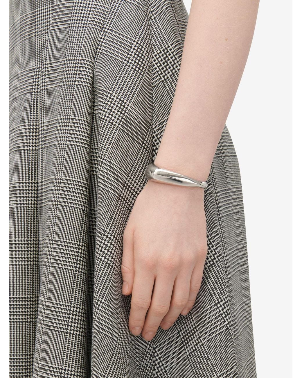 McQueen White Bangle Bracelet