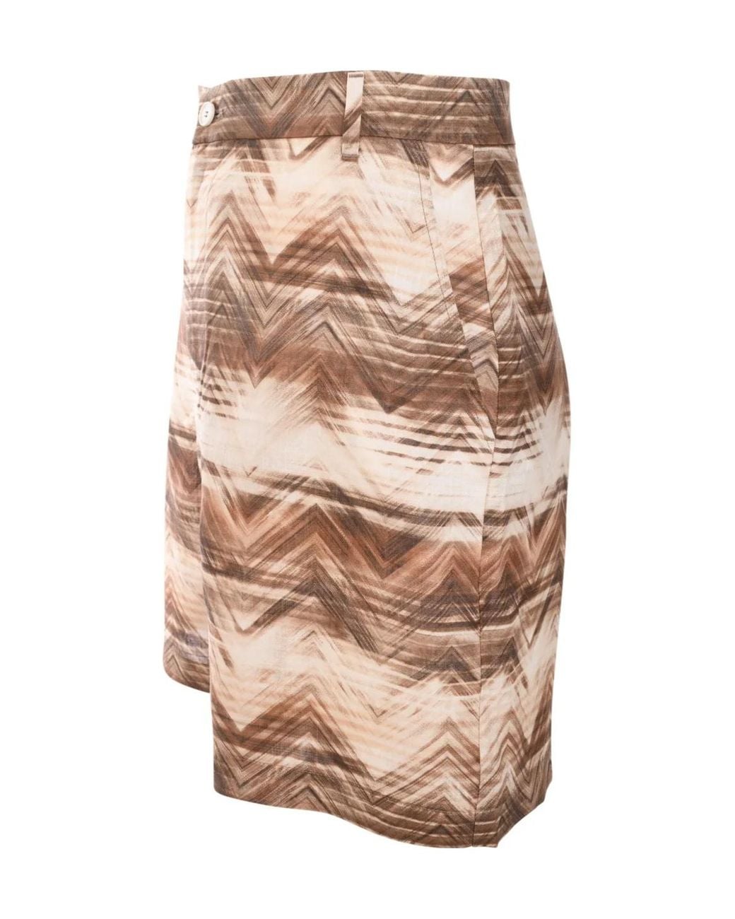 Missoni Natural Printed Shorts for men