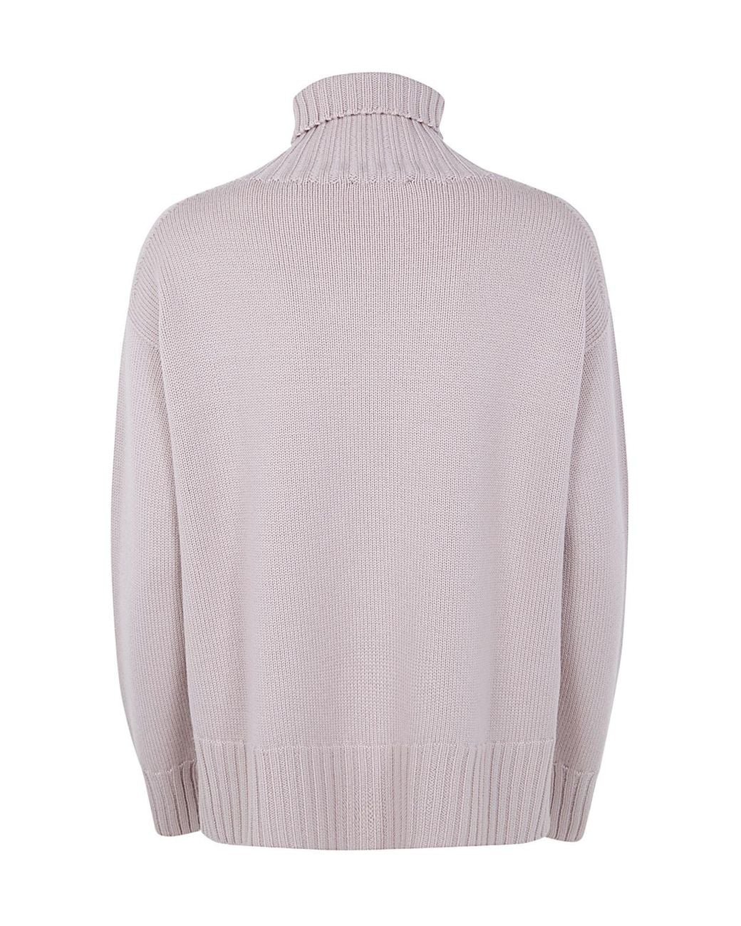 Drumohr Purple High Neck Loose Sweater