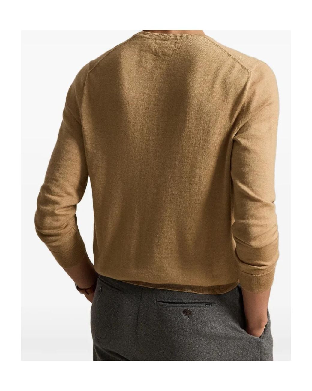 Polo Ralph Lauren Natural Pony Embroidered Jumper for men
