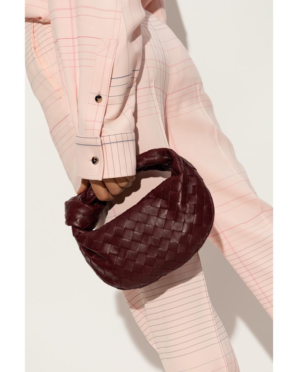 Bottega Veneta Purple Jodie Mini Tote Bag