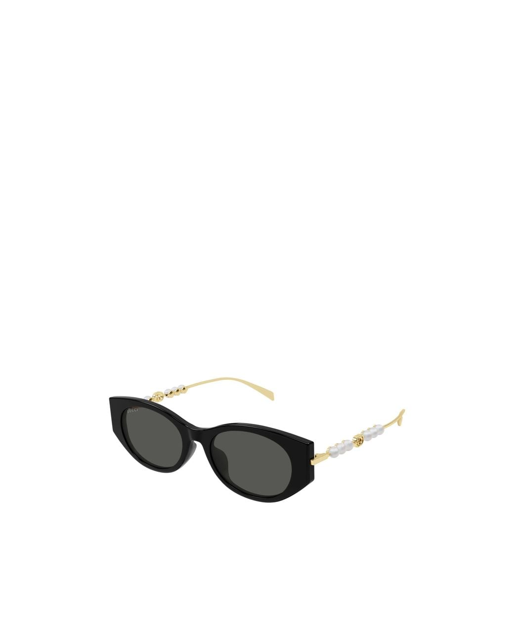 Gucci Black Eyewear Low Nose Bridge Fit Sunglasses