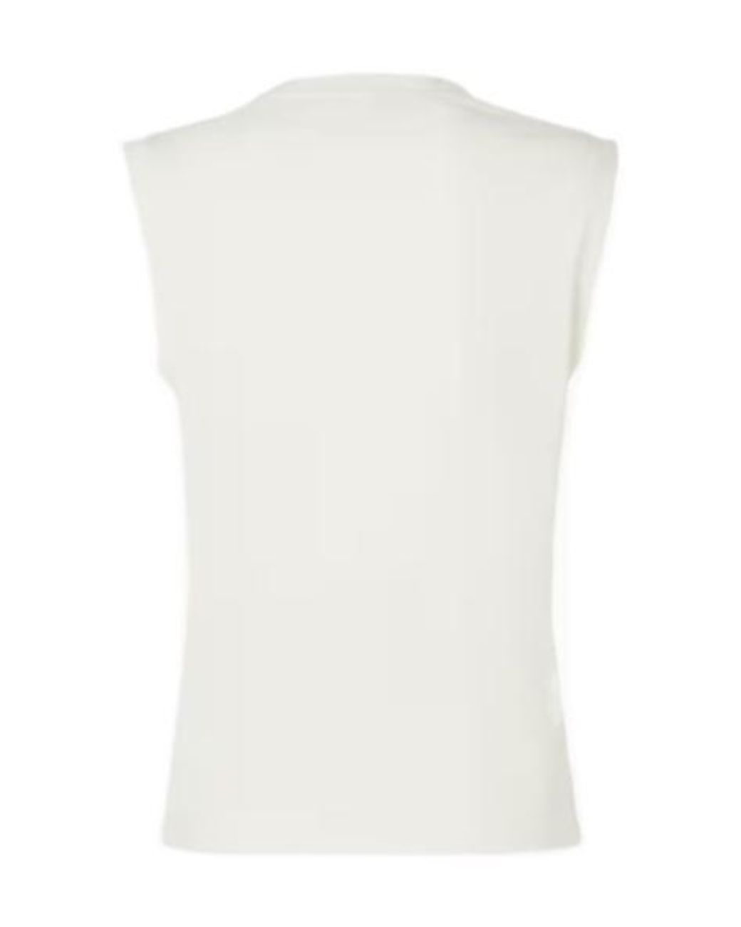 Fendi White Graphic-Print Sleeveless Top