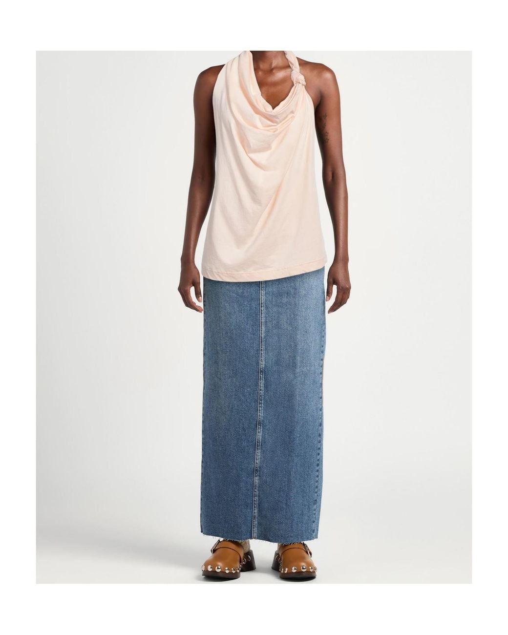 Sportmax Pink Knot Detail Vest