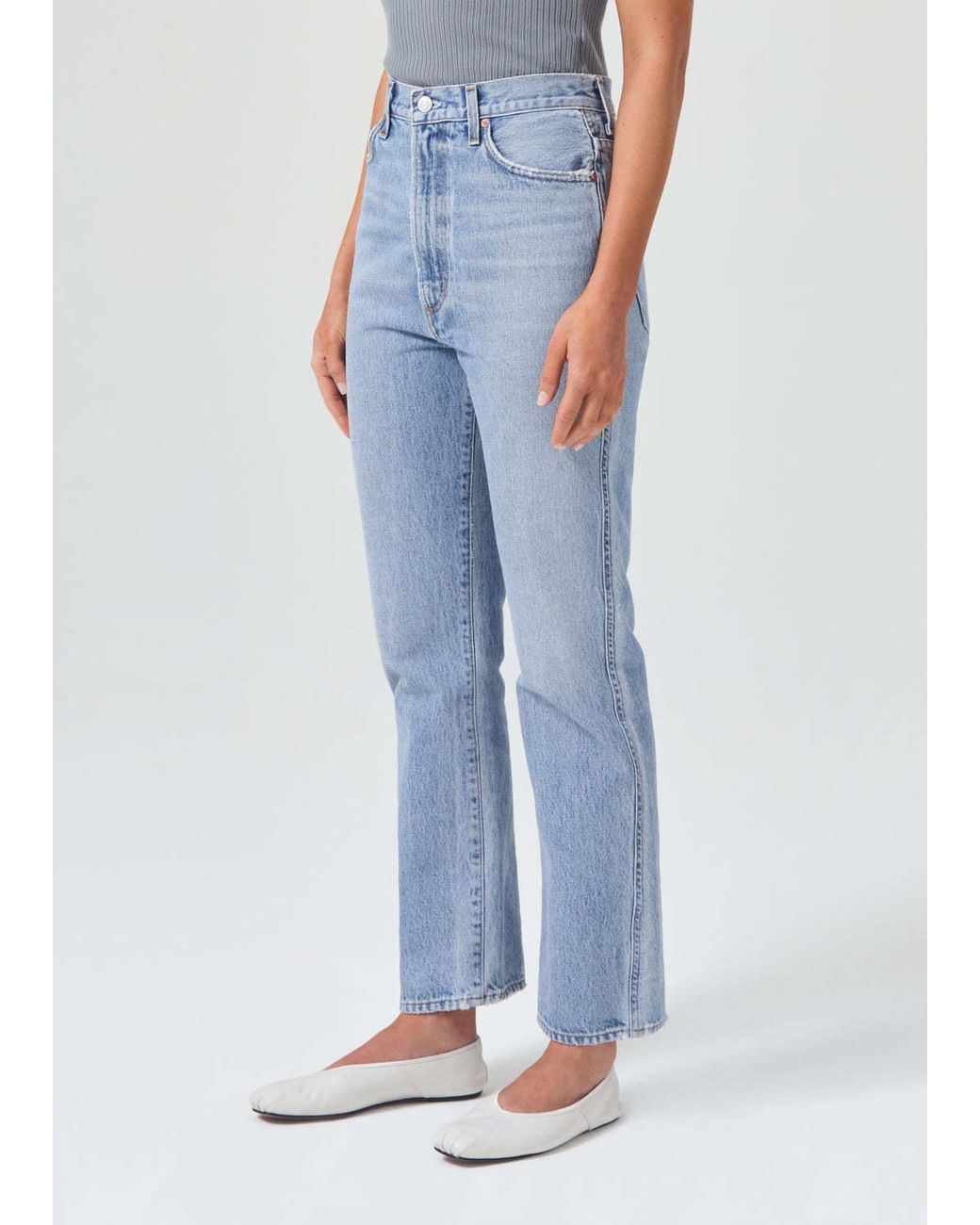 Agolde Blue Multi-Pocket Jeans