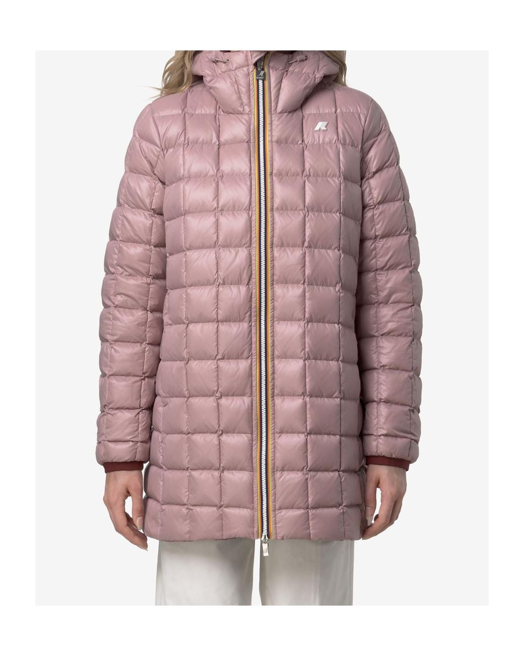 K-Way Red Sophie Hooded Reversible Parka
