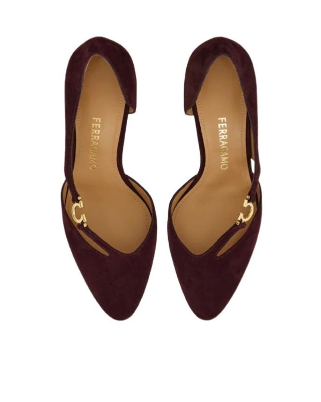 Ferragamo Purple 70Mm Gancini-Detail Pumps