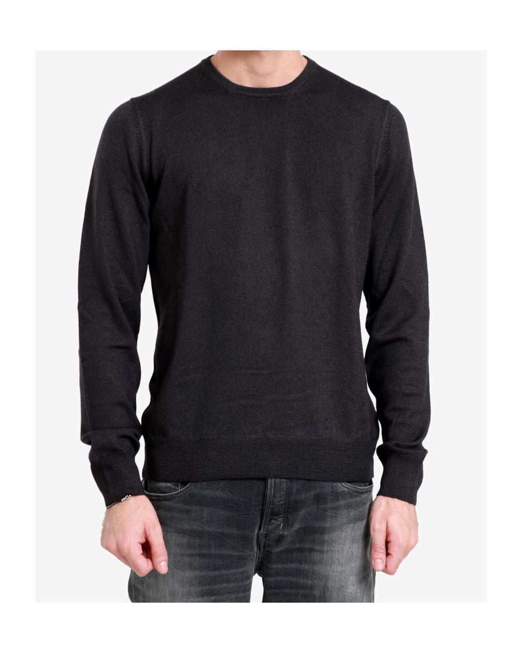 Gran Sasso Blue Crew-Neck Sweater for men