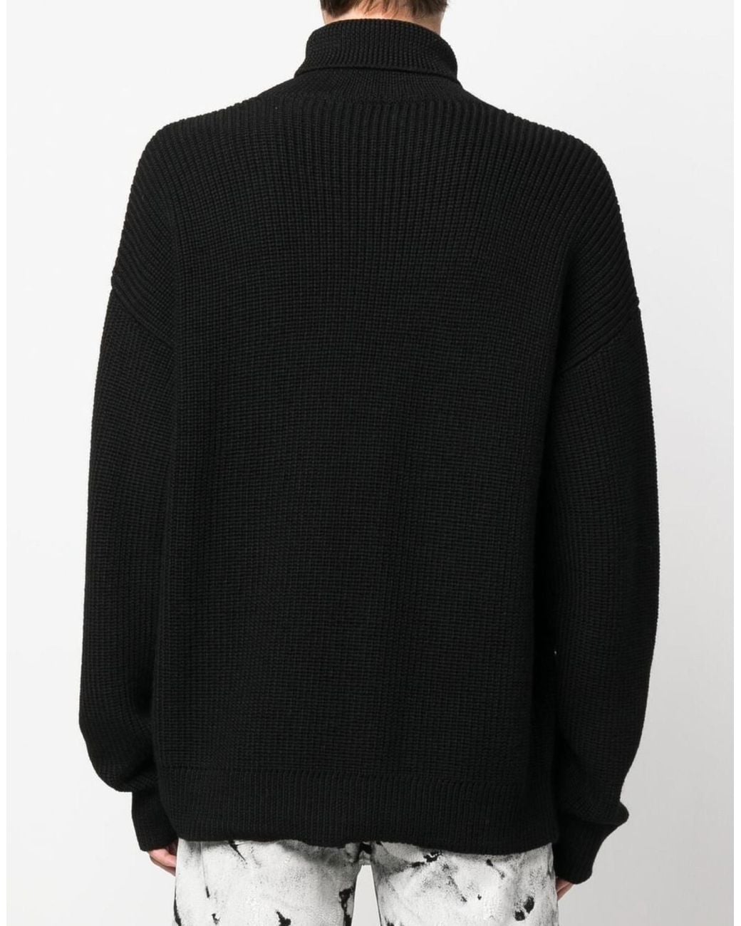 Heron Preston Black Logo Knitwear for men