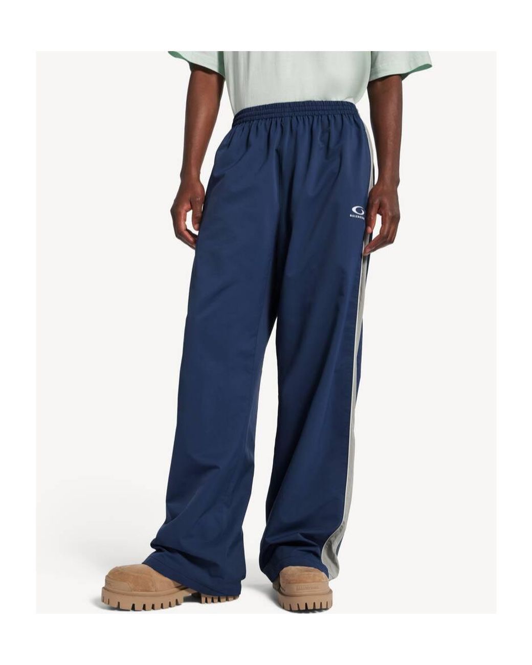 Balenciaga Blue Loop Sports Icon Track Pants for men