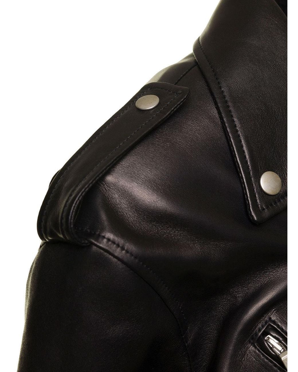 Palm Angels Black Zipped Cropped Jacket