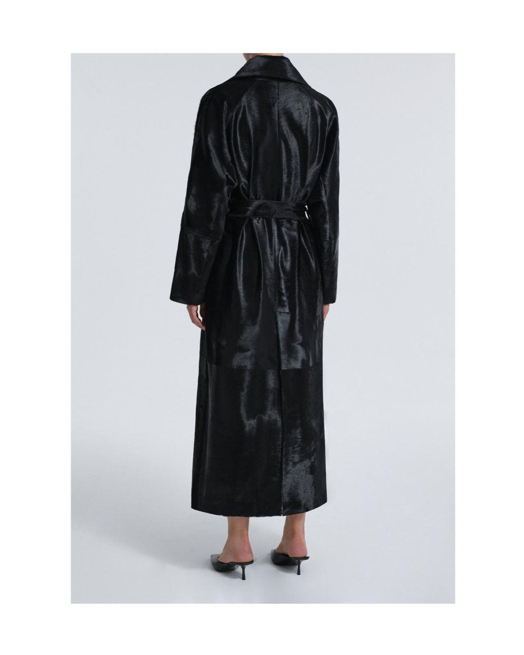 Nour Hammour Black Long-Sleeved Coat