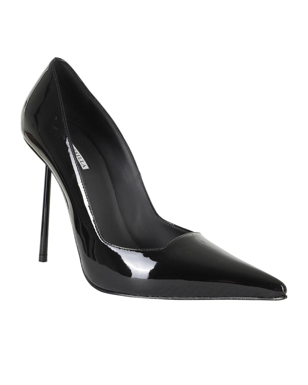 Le Silla Black Pointed-Toe High Heels