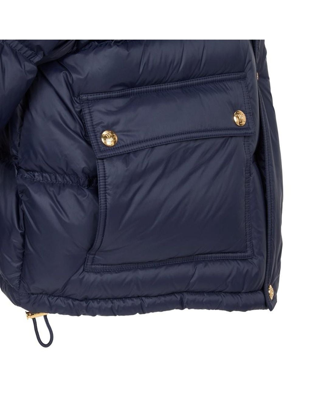 Céline Blue Puffer Jacket