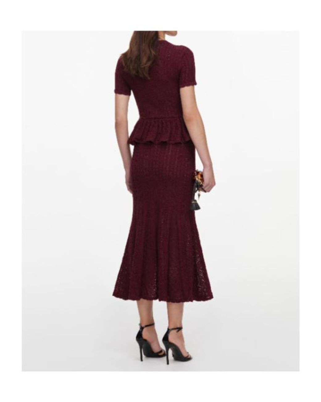 Self-Portrait Purple Long Dress