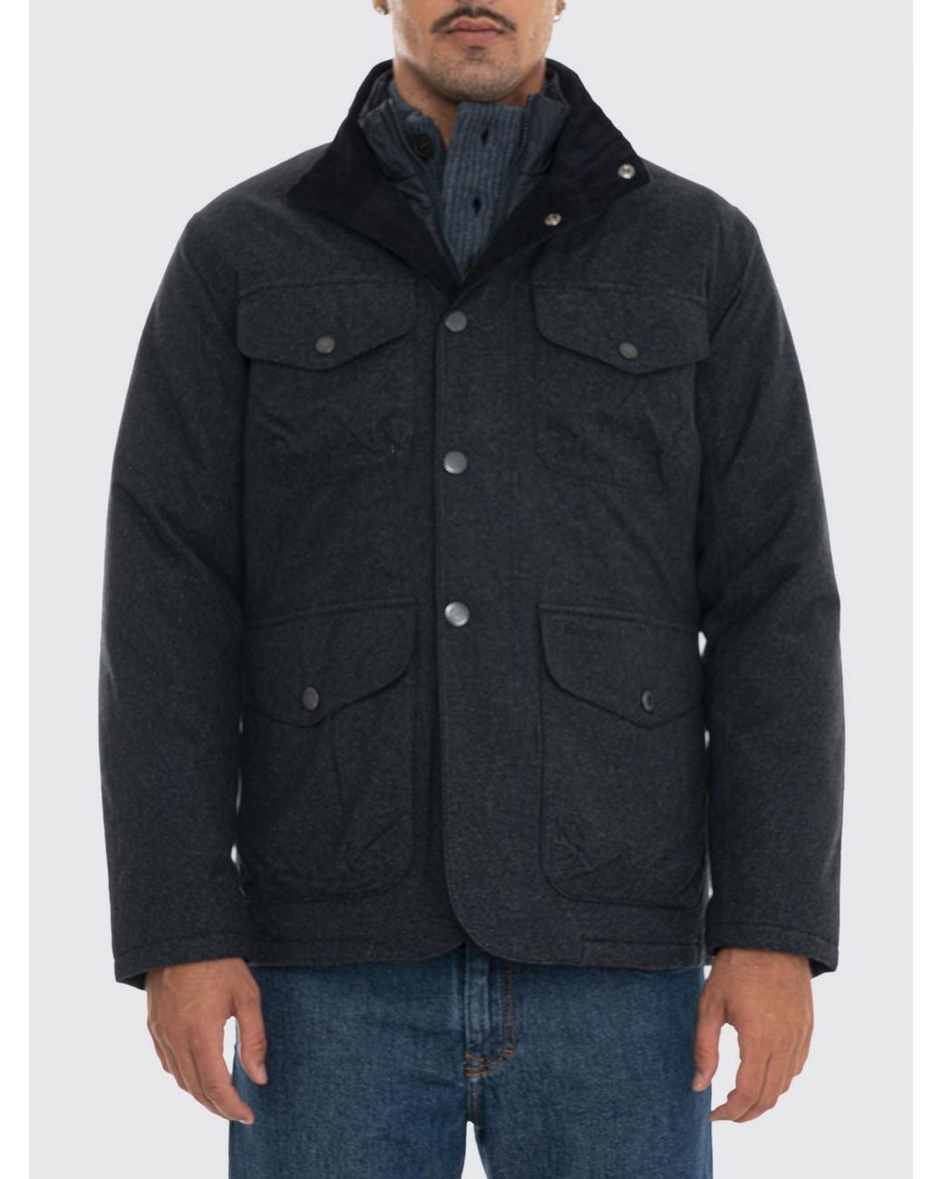 Barbour Black Waterproof Jacket for men