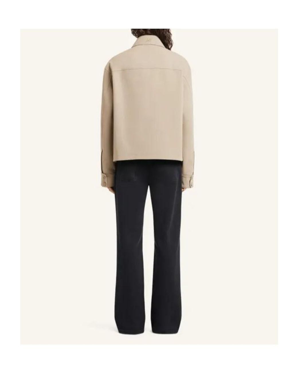 Courreges Natural Courrèges Double-Pocket Point Collar Jacket for men