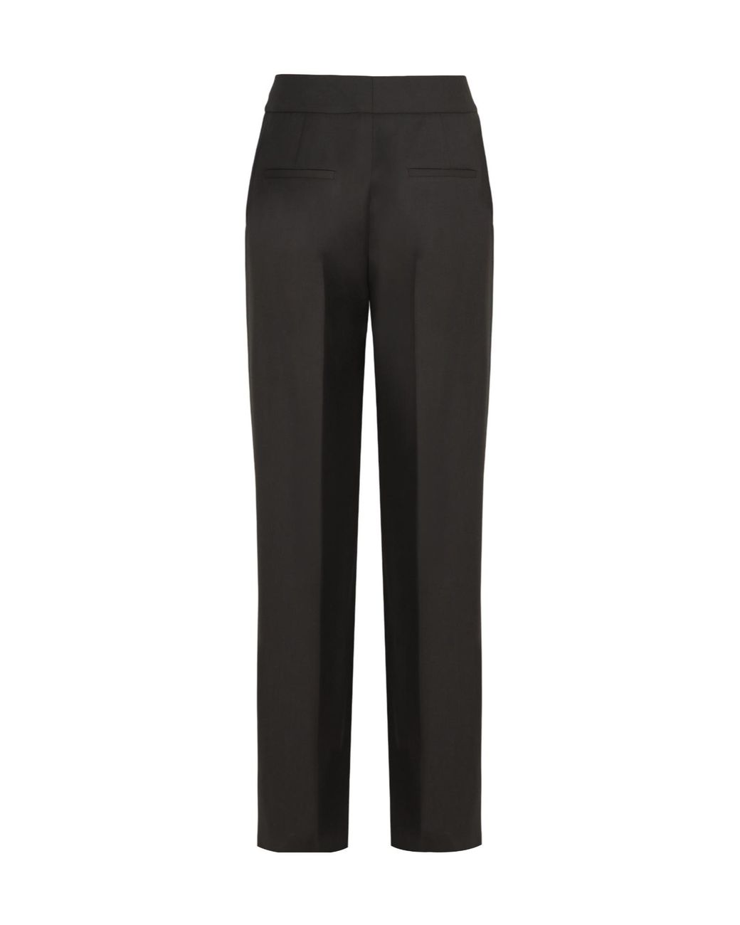 Peserico Black Straight-Cut Pants