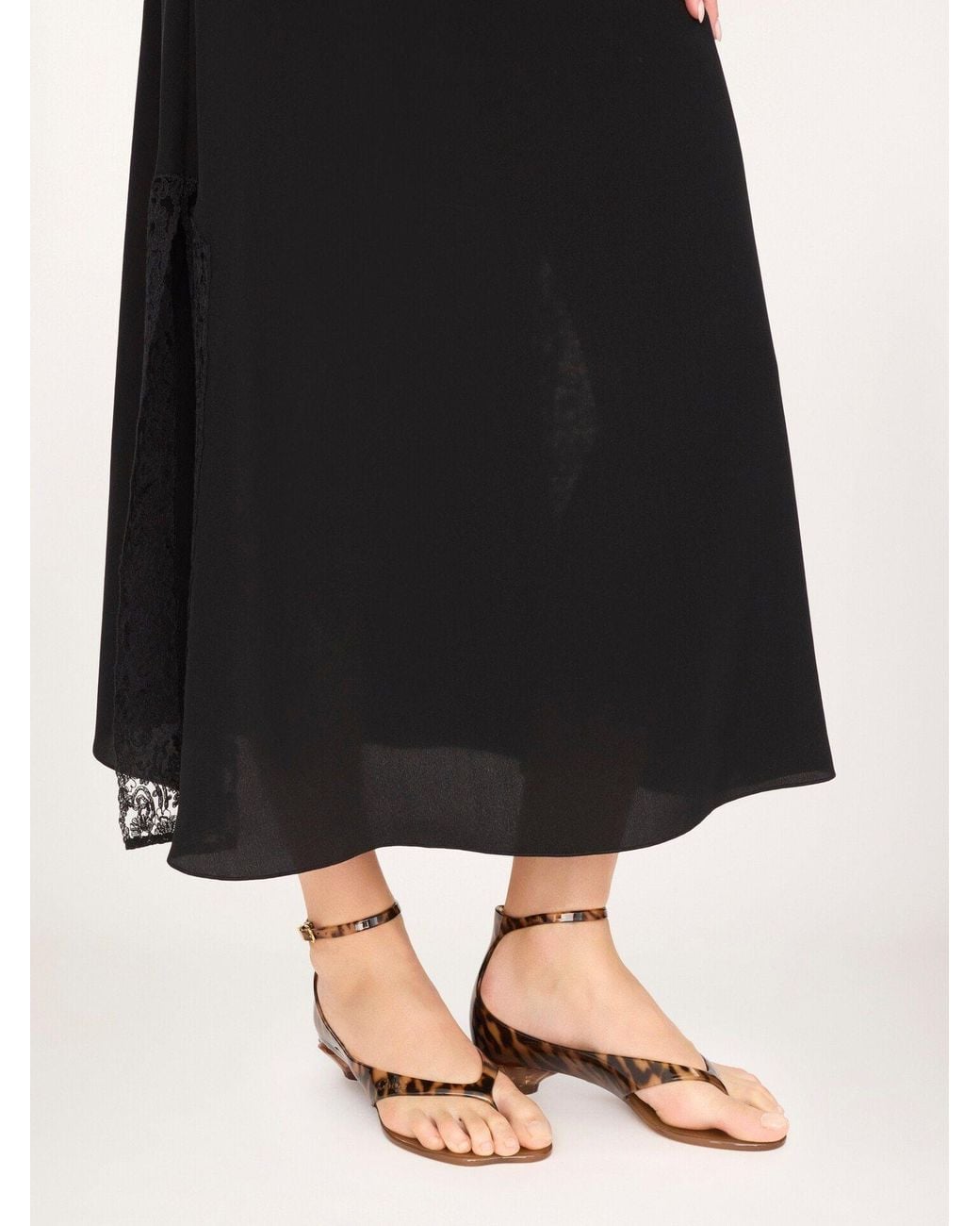 Chloé Brown Chloé Jelly Thong Sandals
