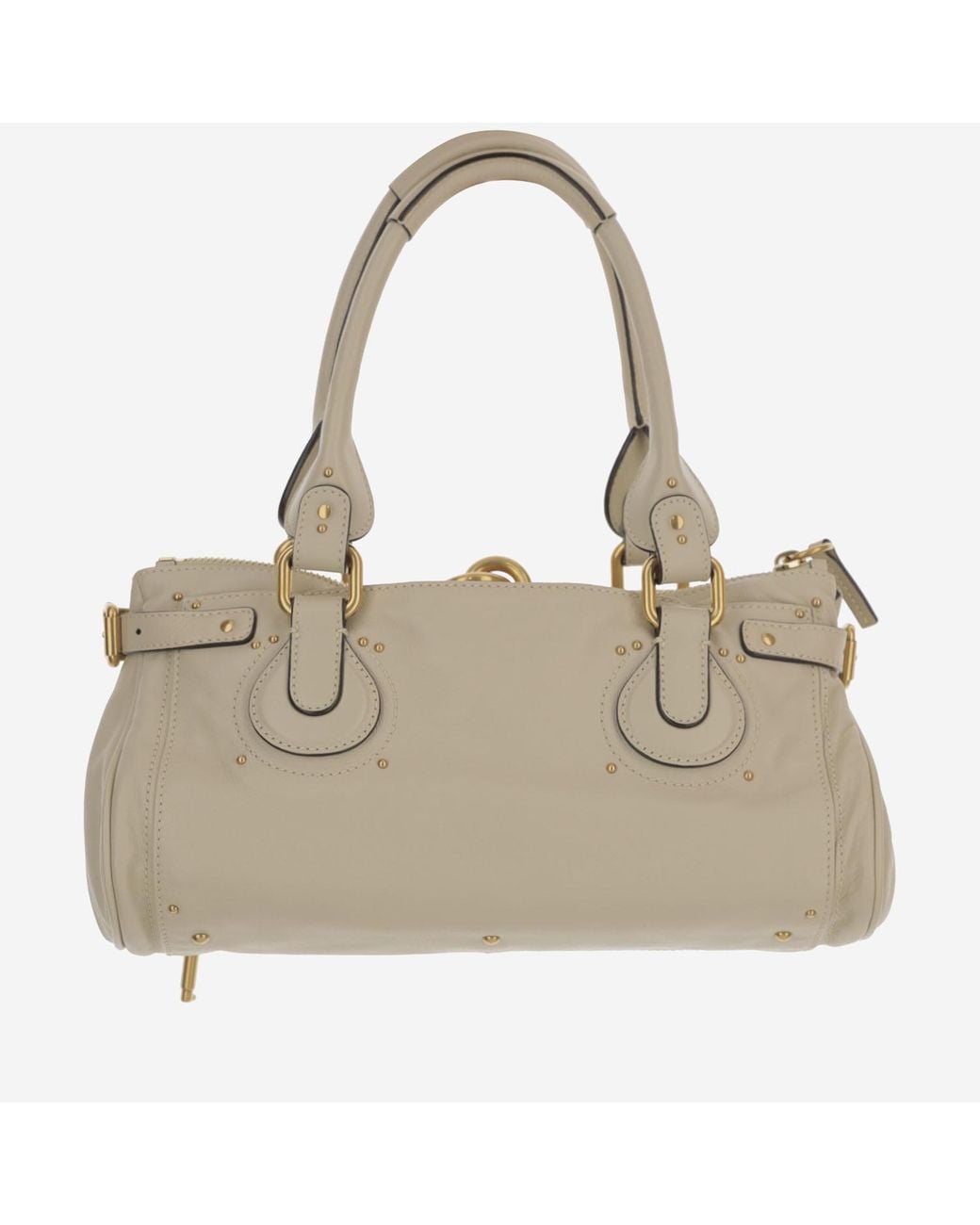 Chloé Natural Zipper Handbag
