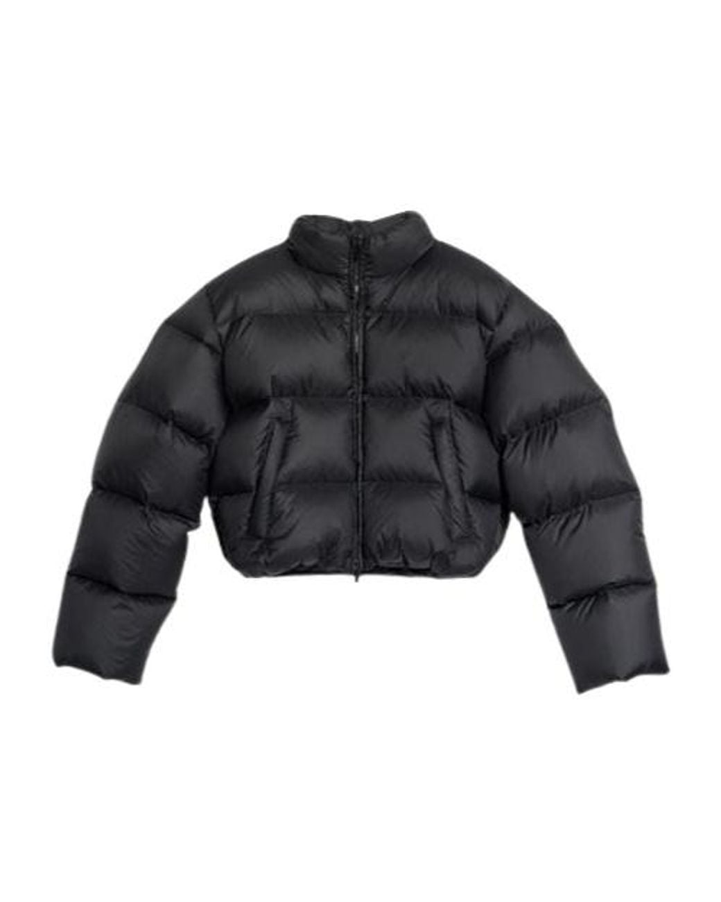 Gucci Black Padded Cropped Puffer Jacket
