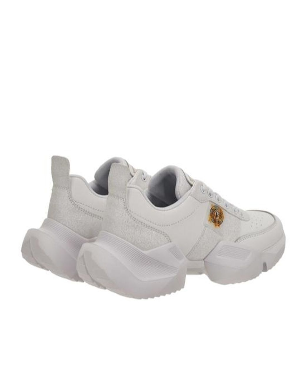 Versace Gray Lace-Up Sneakers